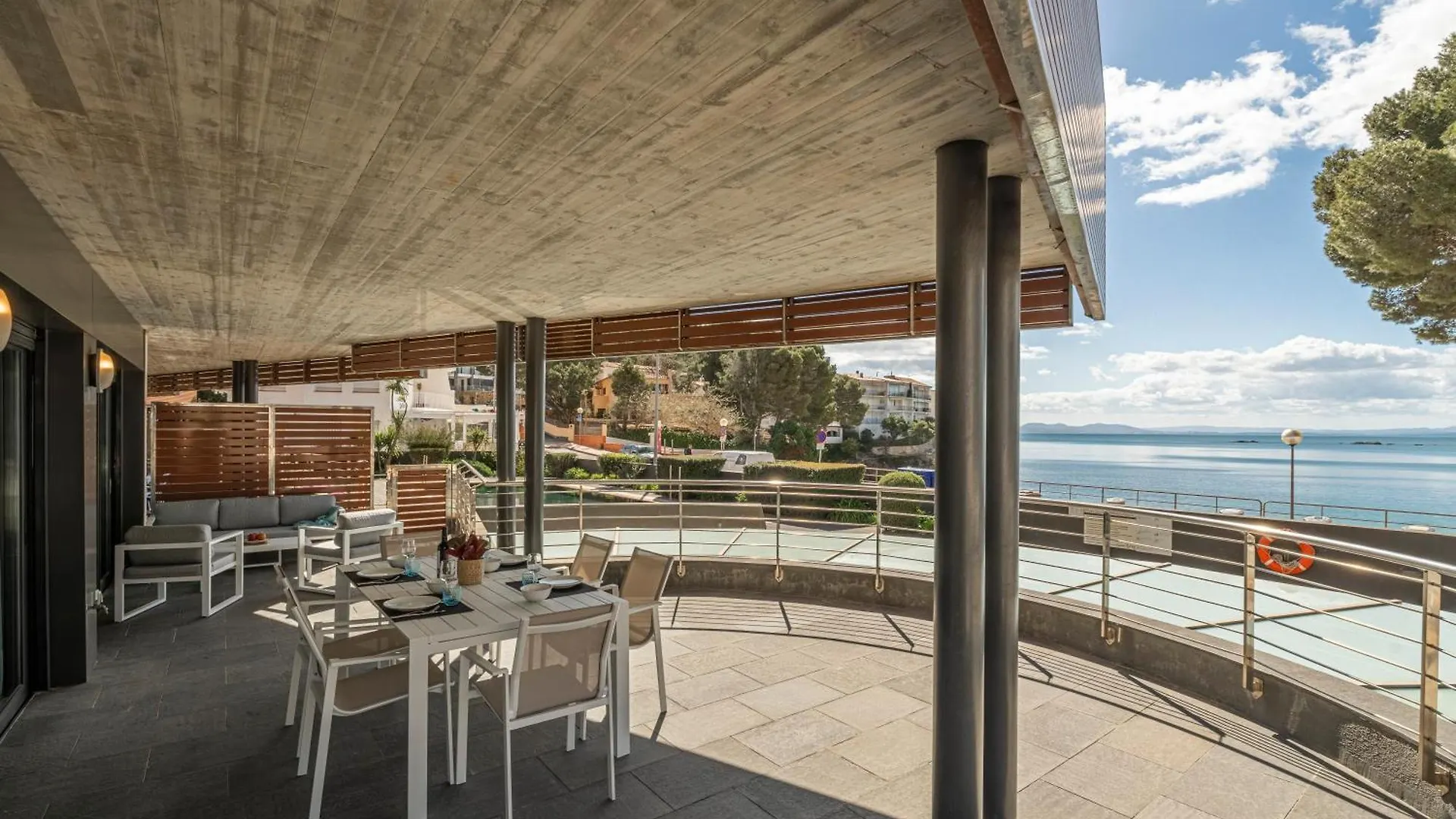 Apartamento Con Gran Terraza Delante Del Mar Росас Апартаменты